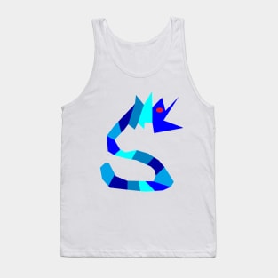 Blue Dragon Blue Snake Tank Top